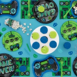 Papperstallrikar Game Over 8-pack