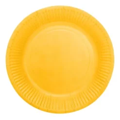 Papperstallrikar Gul 18 cm 20-pack