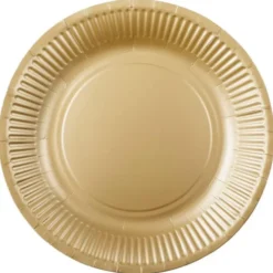 Papperstallrikar Guld 23 cm 8-pack