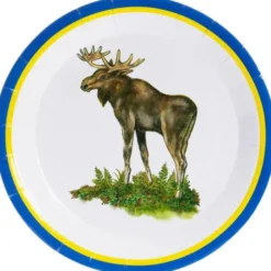 Papperstallrikar Älg