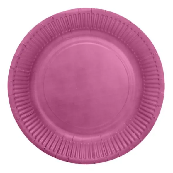 Papperstallrikar Lila 18 cm 8-pack
