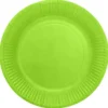 Papperstallrikar Limegrön 23 cm 16-pack