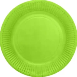 Papperstallrikar Limegrön 23 cm 16-pack