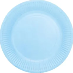Papperstallrikar Ljusblå 23 cm 8-pack