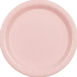 Papperstallrikar Ljusrosa (6-pack)