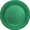 Papperstallrikar Mörkgrön 23 cm 16-pack