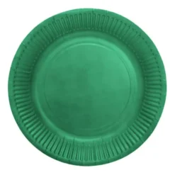 Papperstallrikar Mörkgrön 18 cm 8-pack