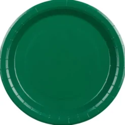 Papperstallrikar Mörkgrön 23 cm 6-pack