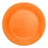 Papperstallrikar Orange 18 cm 8-pack