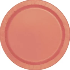 Papperstallrikar Pastell Orange