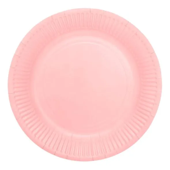Papperstallrikar Rosa 18 cm 20-pack