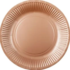 Papperstallrikar Roséguld 23 cm 16-pack