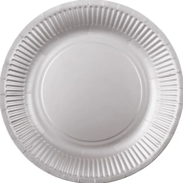 Papperstallrikar Silver 23 cm 16-pack