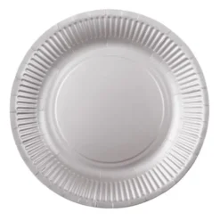 Papperstallrikar Silver 18 cm 20-pack