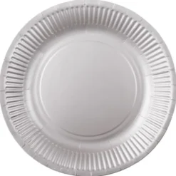 Papperstallrikar Silver 23 cm 8-pack