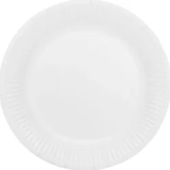 Papperstallrikar Vit 23 cm 8-pack