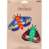 Pappmasker Insekter 6-pack