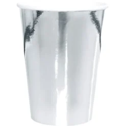 Pappmuggar Metallic Silver Shiny