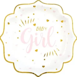 Papptallrikar Baby Girl