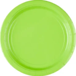 Papptallrikar Limegröna