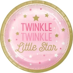 Papptallrikar One Little Star