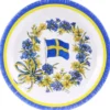 Papptallrikar Svenska Flaggan