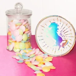 Papptallrikar Unicorns