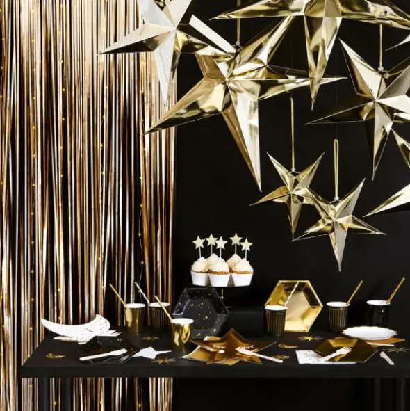 Party Draperi Guld