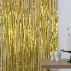Party Draperi Iriserande Guld 200x100 cm