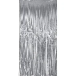 Party Draperi Iriserande Silver 200x100 cm