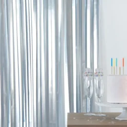 Party Draperi Matt Silver 200x100 cm