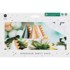 Partyhattar Dinosaurie 3-pack