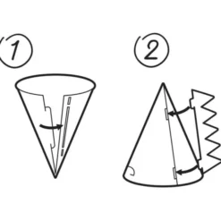 Partyhattar Dinosaurie 3-pack