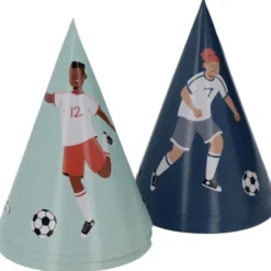 Partyhattar Fotbollskalas 6-pack