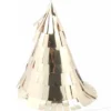 Partyhattar med Fransar Guld 5-pack