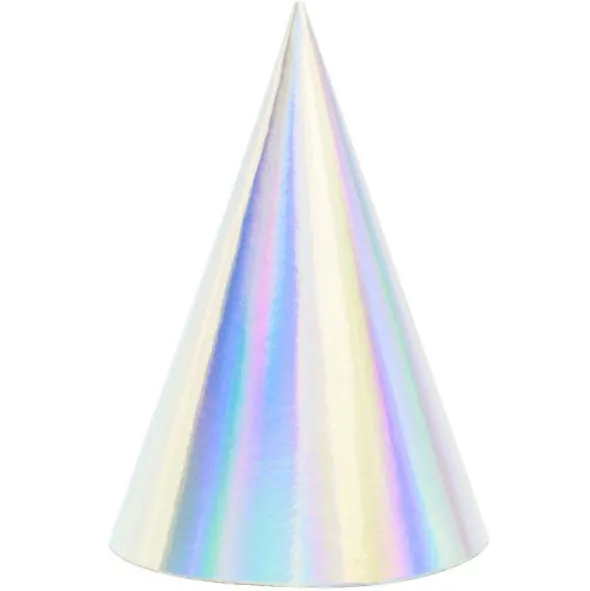 Partyhattar Regnbågsskimrande