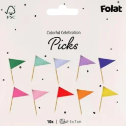 Partypicks Flaggor 10-pack