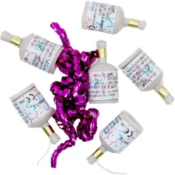Party Poppers Boy or Girl Rosa