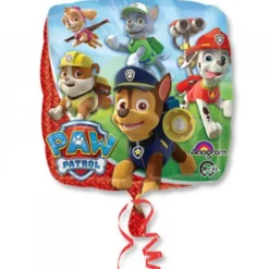 Paw Patrol Ballong Folie Fyrkantig