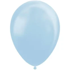 Pearl Ljusblåa Ballonger 100-pack (100-pack)