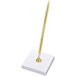 Penna med Hållare Guld