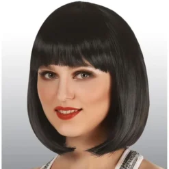 Peruk Natural Look Bob Svart