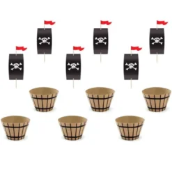 Pirates Party Cupcake Dekorations Kit