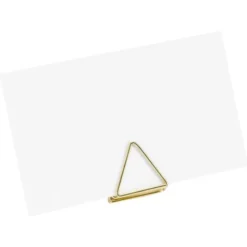 Placeringskorthållare Trianglar Guld