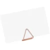 Placeringskorthållare Trianglar Roséguld