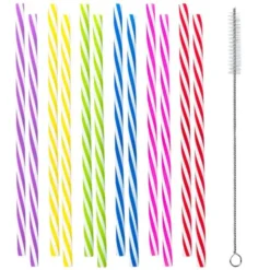 Plastsugrör med Sugrörsborste