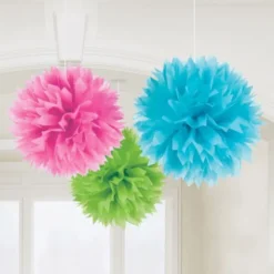 Pom Pom Dekorationer Mix
