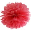 Pom Pom Dekoration Röd