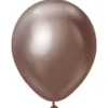 Premium Latexballonger Chrome Chocolate (10-pack)