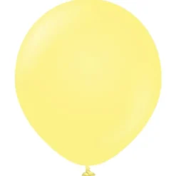 Premium Stora Latexballonger Macaron Yellow (5-pack)
